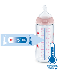 NUK First Choice Plus baby bottle with temperature control