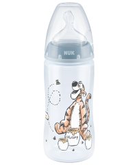 NUK Disney Winnie the Pooh First Choice Plus Baby Bottle 300ml with teat