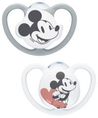 NUK 10.255.415 NUK Disney Mickey Minnie Sports Cup mit Soft-Push-Pull-Tülle Silikon 